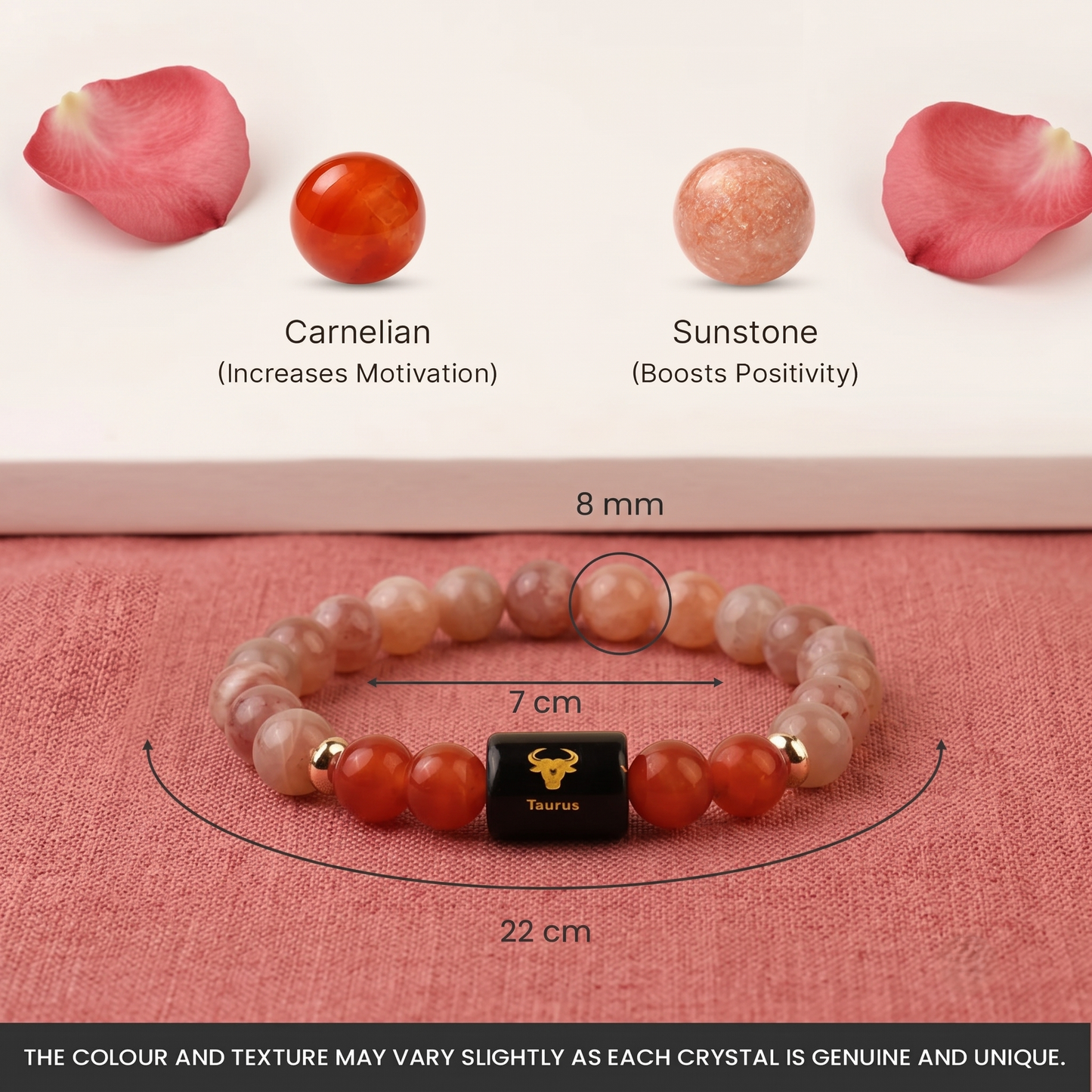Taurus ♉ (वृषभ राशि) Zodiac Bracelet