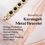 Karungali Metal Chain Bracelet