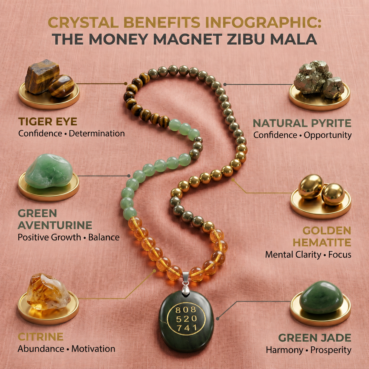Money Magnet Zibu Coin Mala