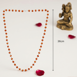925 Pure Sterling Silver Rudraksha Mala