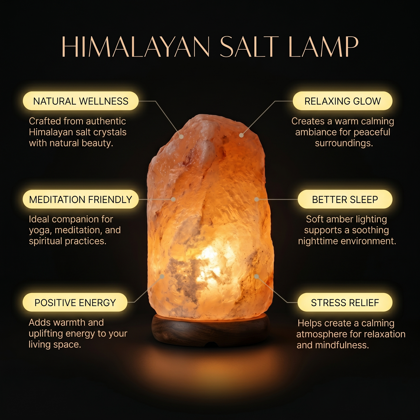 Divine Natural HIMALAYAN Salt Lamp