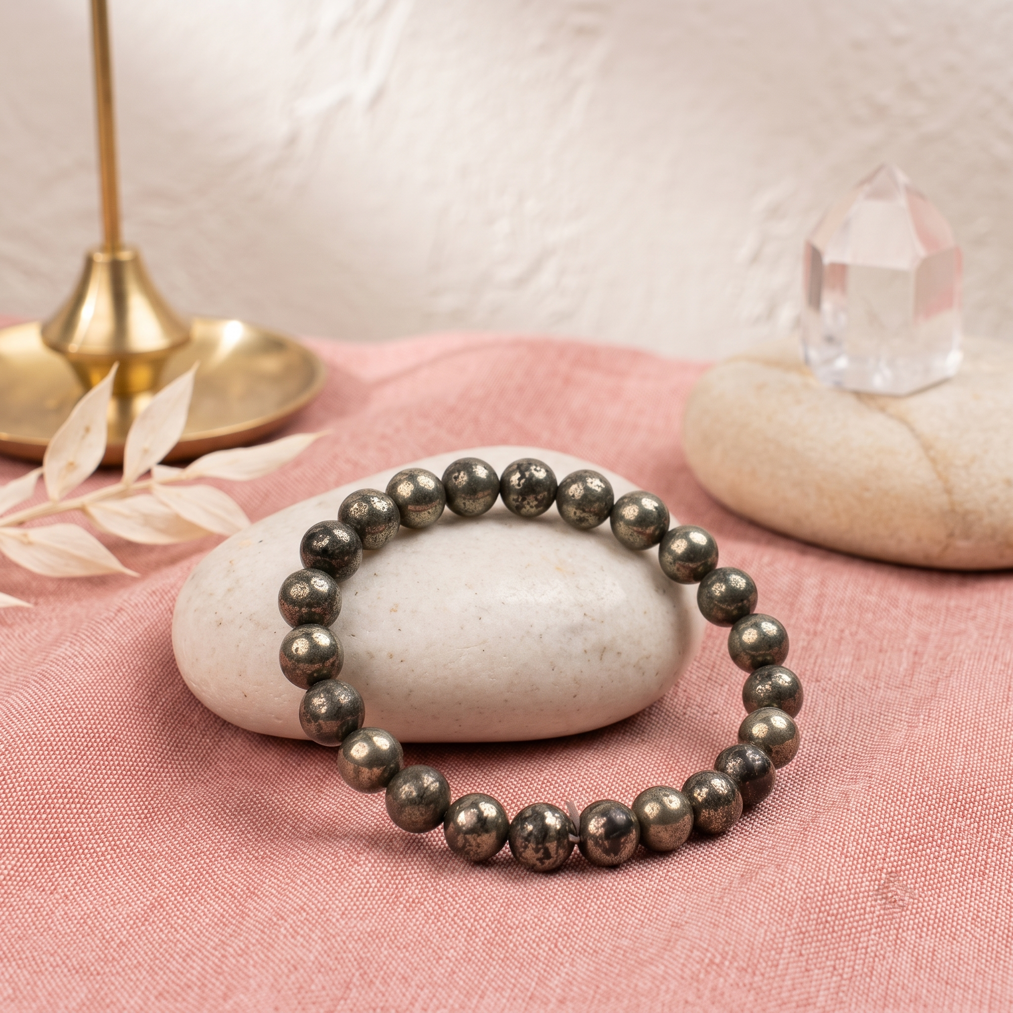 Raw Pyrite Bracelet