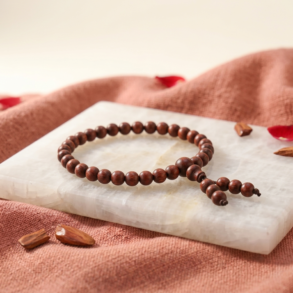 Red Sandle wood Bracelet 8mm