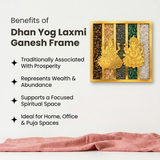 Dhan Yog Laxmi Ganesh Frame - Diwali Special
