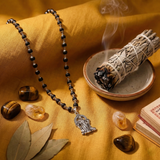 Silver Capped Lord Murugan Sacred Pendant
