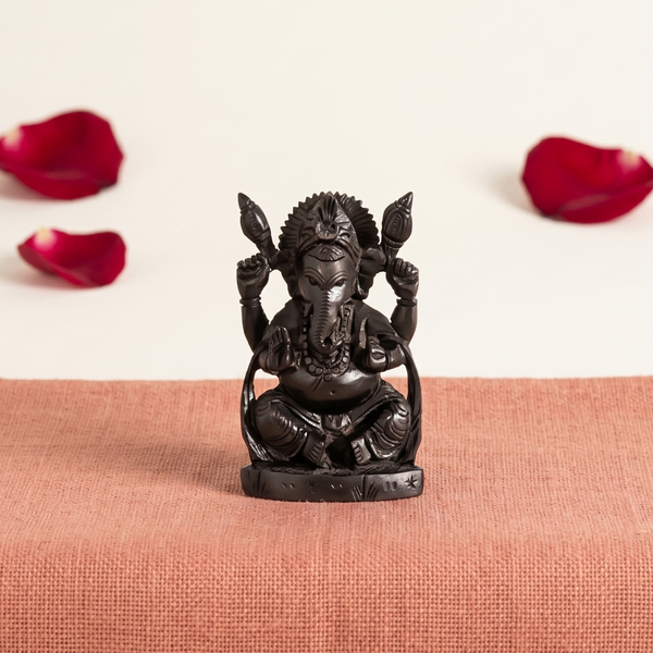Karungali Ebony Lord Ganesha Idol