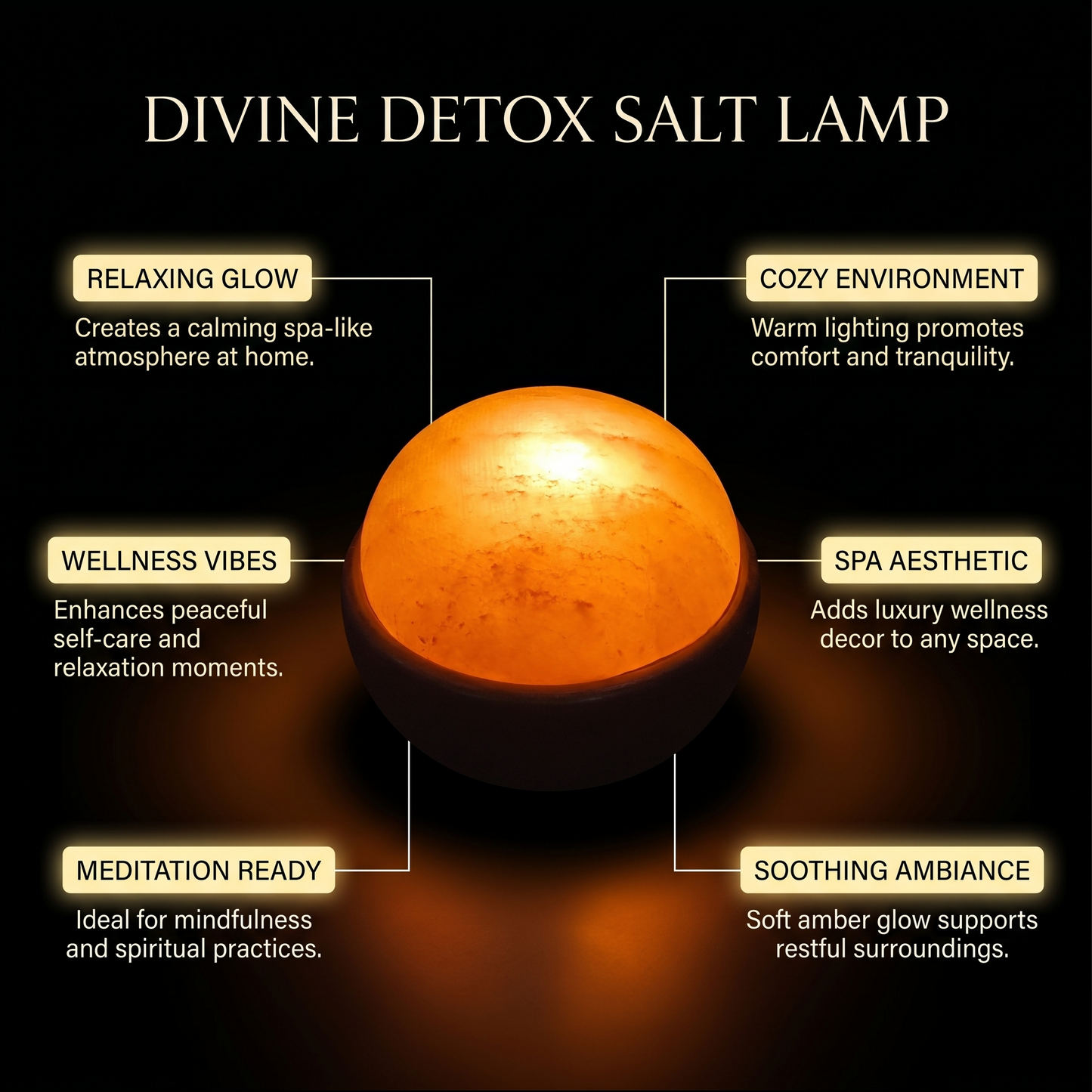 Divine Detox HIMALAYAN Salt Lamp
