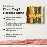 Dhan Yog 7 Horses Frame - Diwali Special