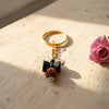 Karungali Damru Rudraksha Sacred Protection Keychain