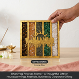 Dhan Yog 7 Horses Frame - Diwali Special