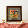 Shri Sampurna Mahalakshmi Mahayantram on Raw Pyrite Frame