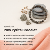 Raw Pyrite Bracelet