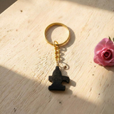 Karungali Shivling Black Ebony Sacred Keychain