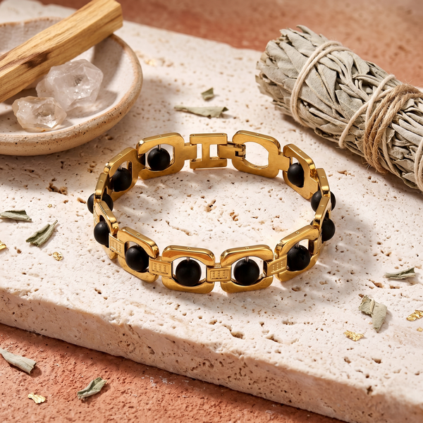Karungali Metal Chain Bracelet