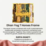 Dhan Yog 7 Horses Frame - Diwali Special