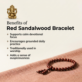 Red Sandle wood Bracelet 8mm