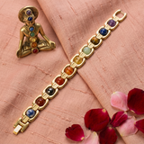 7 Chakra Metal Chain Bracelet
