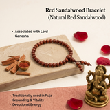 Red Sandle wood Bracelet 8mm
