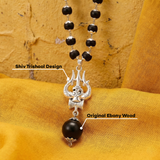 Original OM Shiva Trishool Karungali Mala