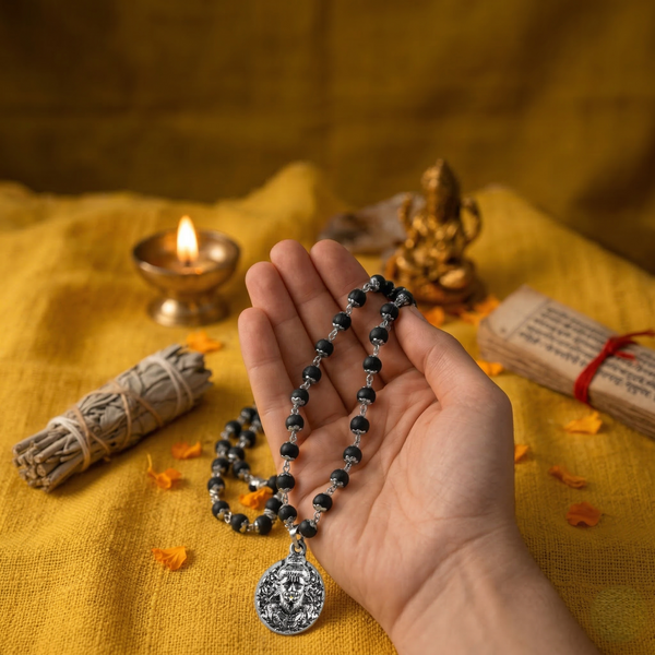 Siddhi Divine Lord Bajrangbali Karungali Strength Pendant