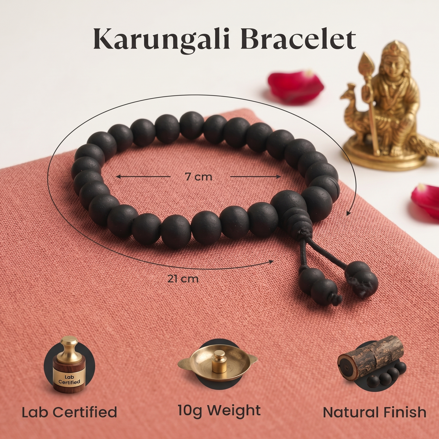 Karungali Bracelet (100% Natural)