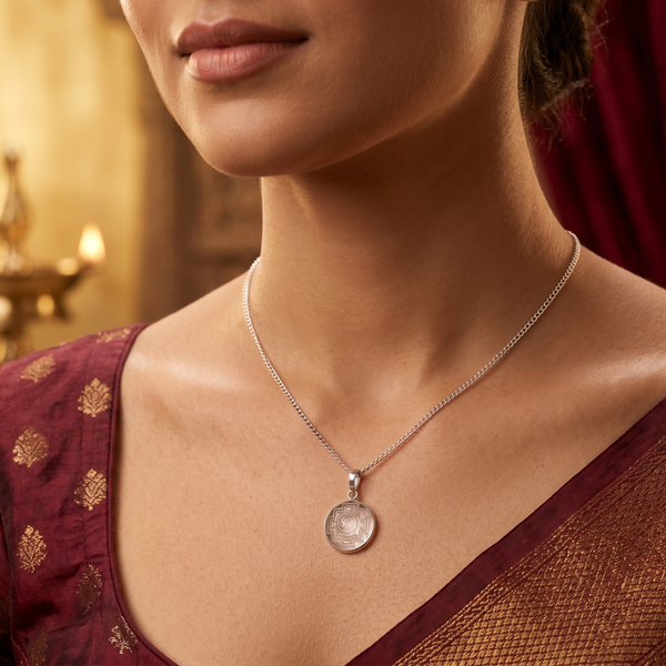 Crystal Shree Yantra Pendant