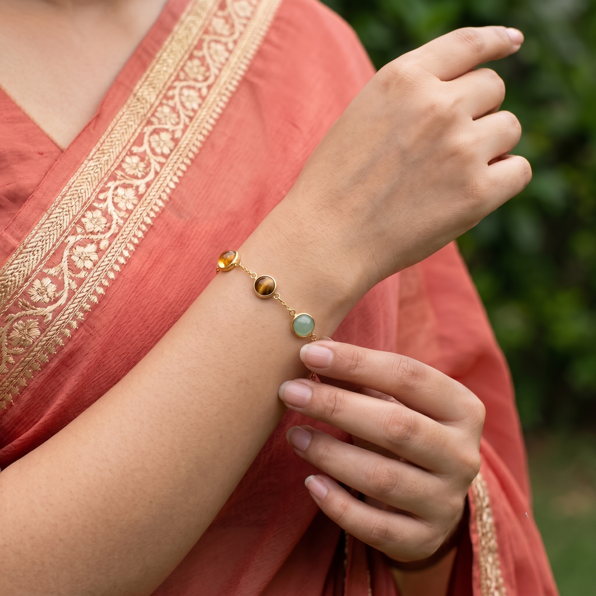 Dhan Yog Bracelet for Women (Gold Plated)