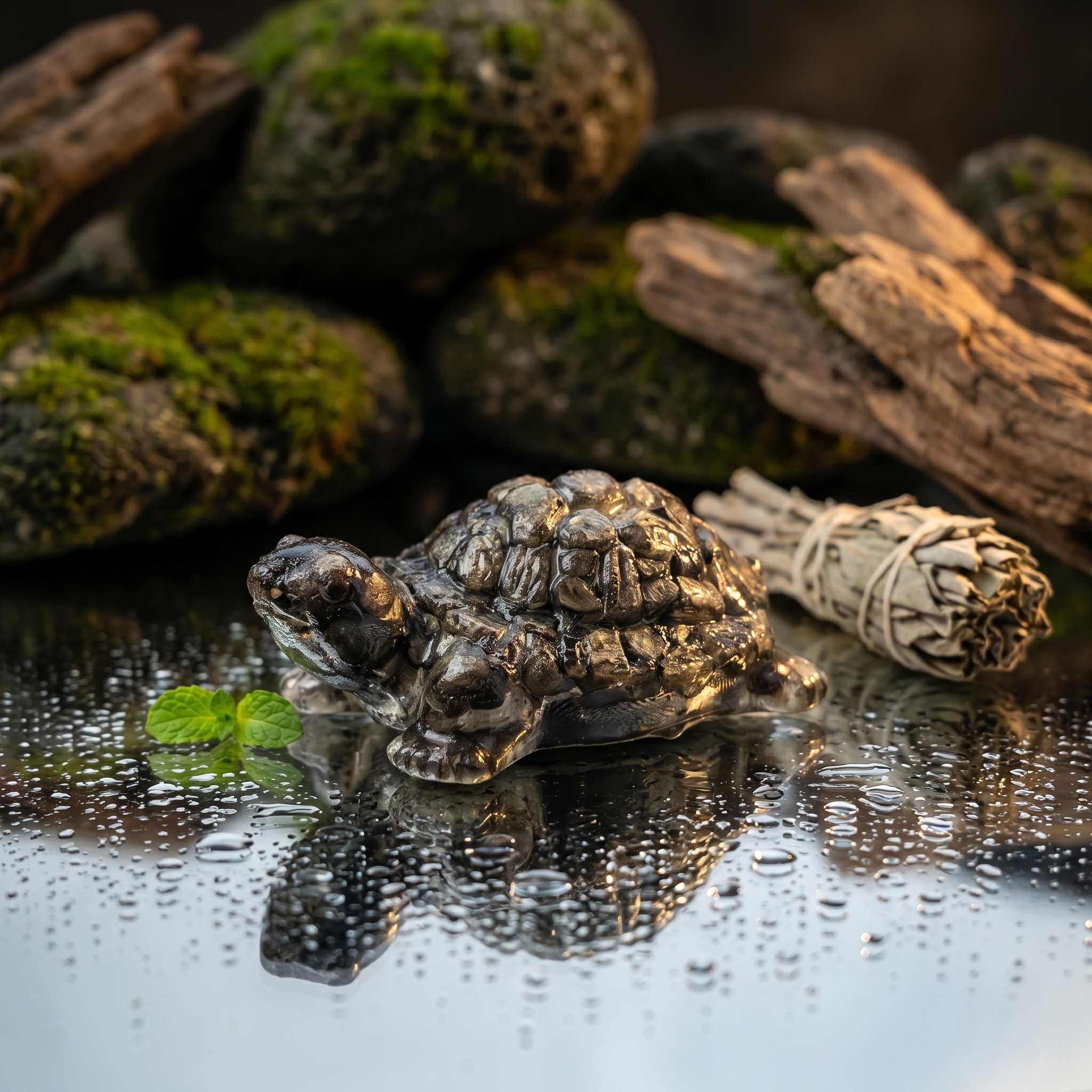 Pyrite Vastu Tortoise (Kachhua)