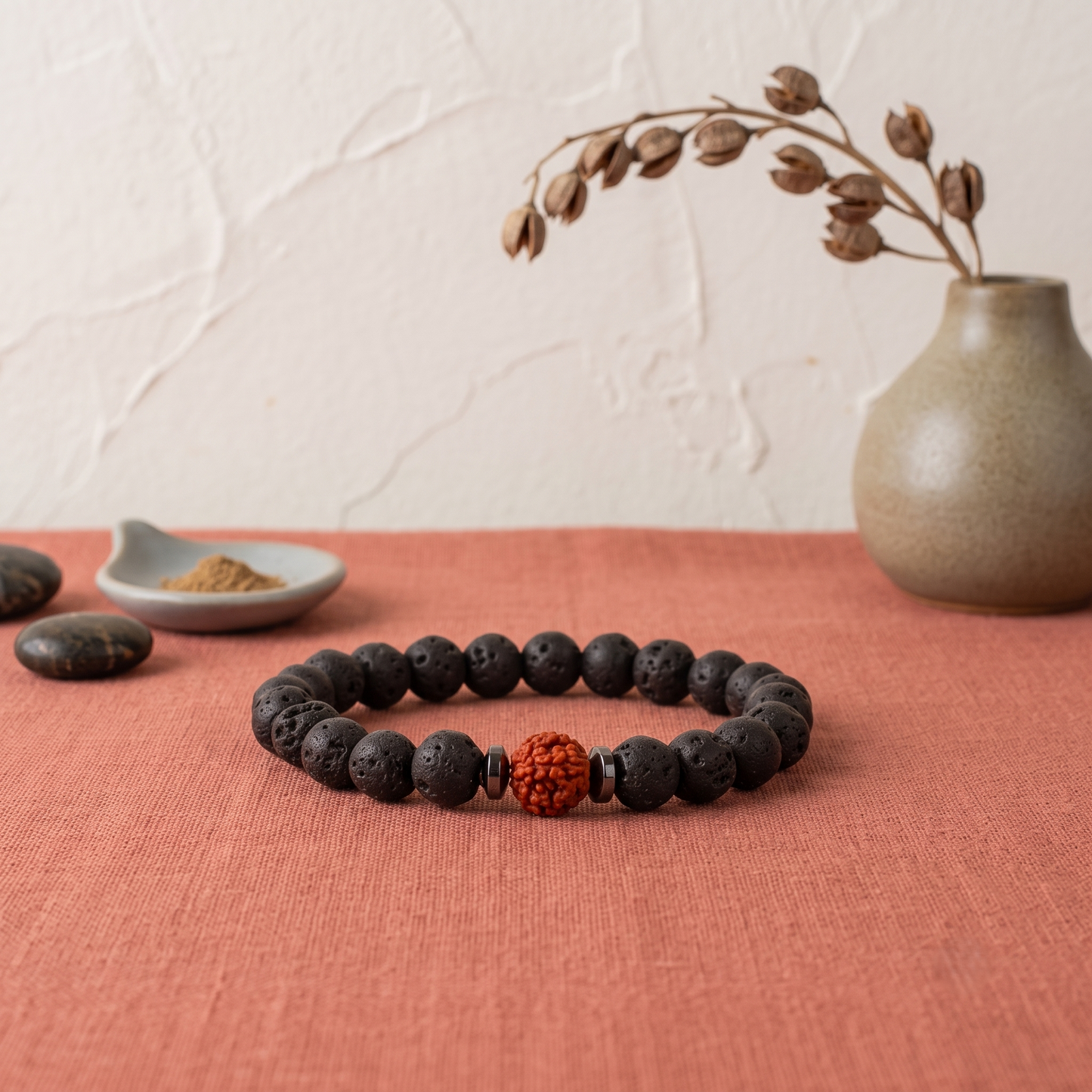 Divine Lava Rudraksha Bracelet
