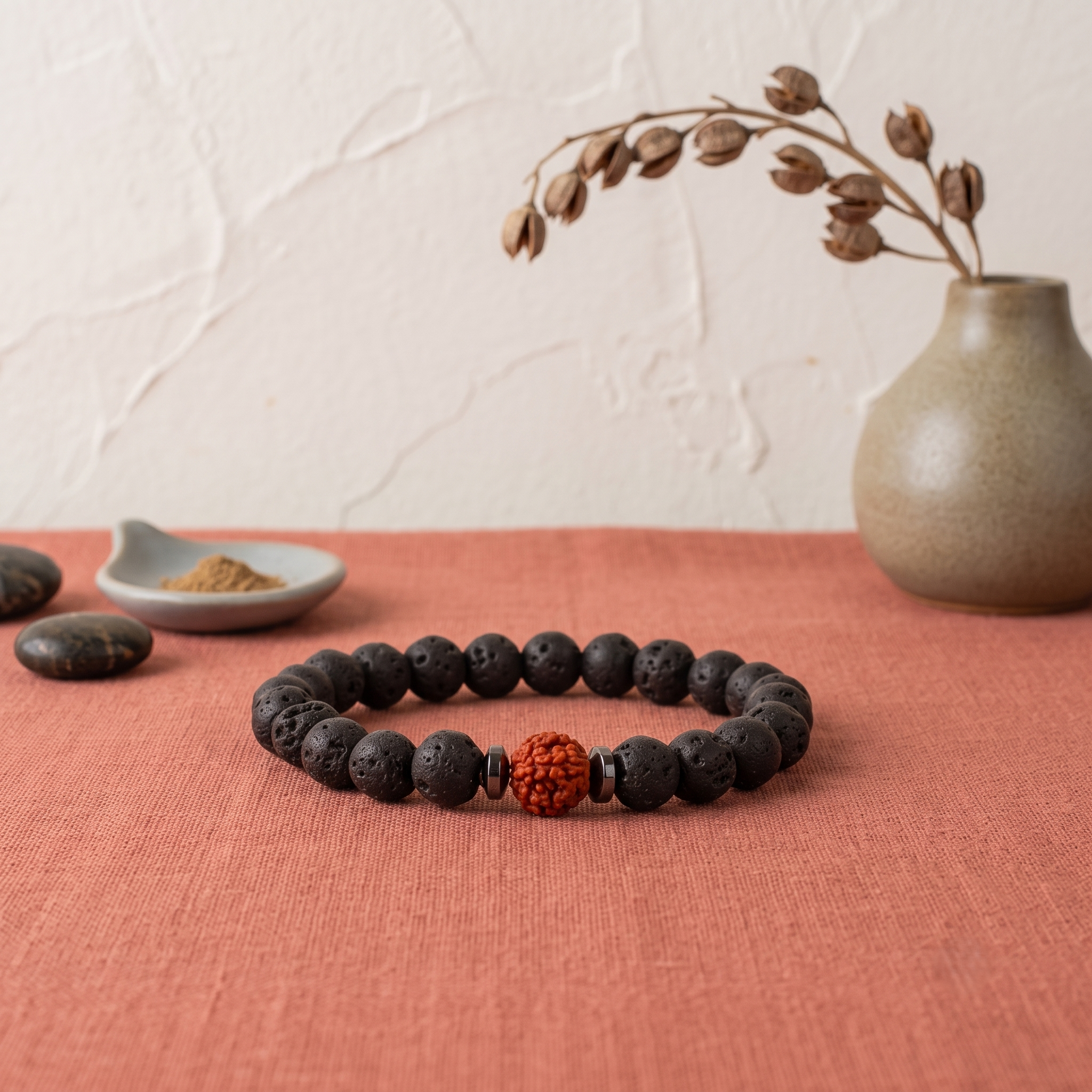 Divine Lava Rudraksha Bracelet
