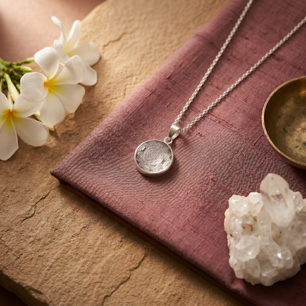 Crystal Shree Yantra Pendant