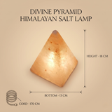 Divine Pyramid HIMALAYAN Salt Lamp