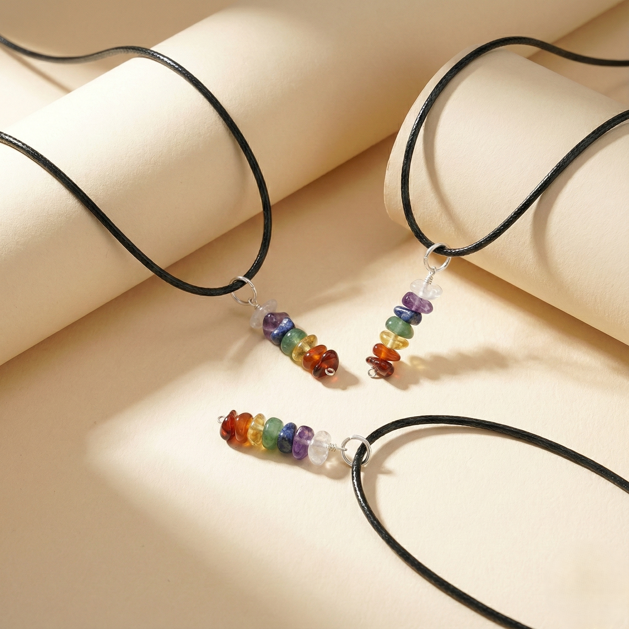 Chakra Align Seven-Energy Chips Pendant