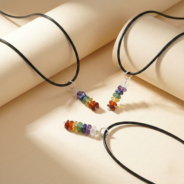 Chakra Align Seven-Energy Chips Pendant