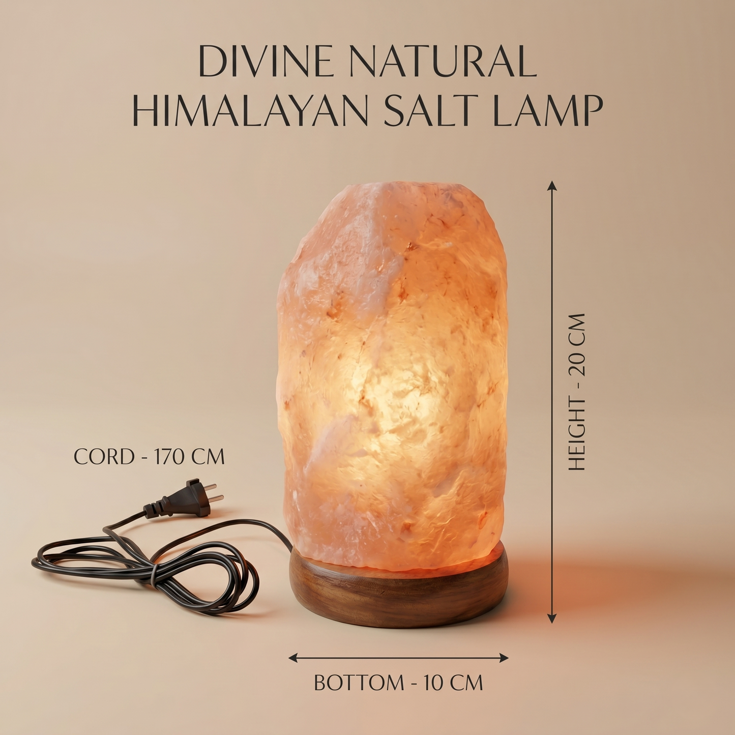 Divine Natural HIMALAYAN Salt Lamp
