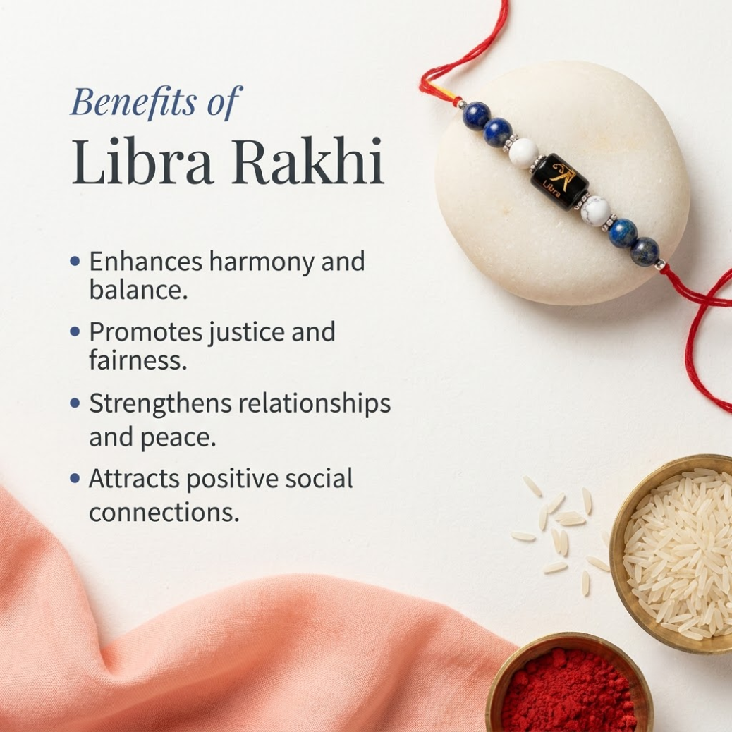 Libra (तुला राशि) Divine Rakhi