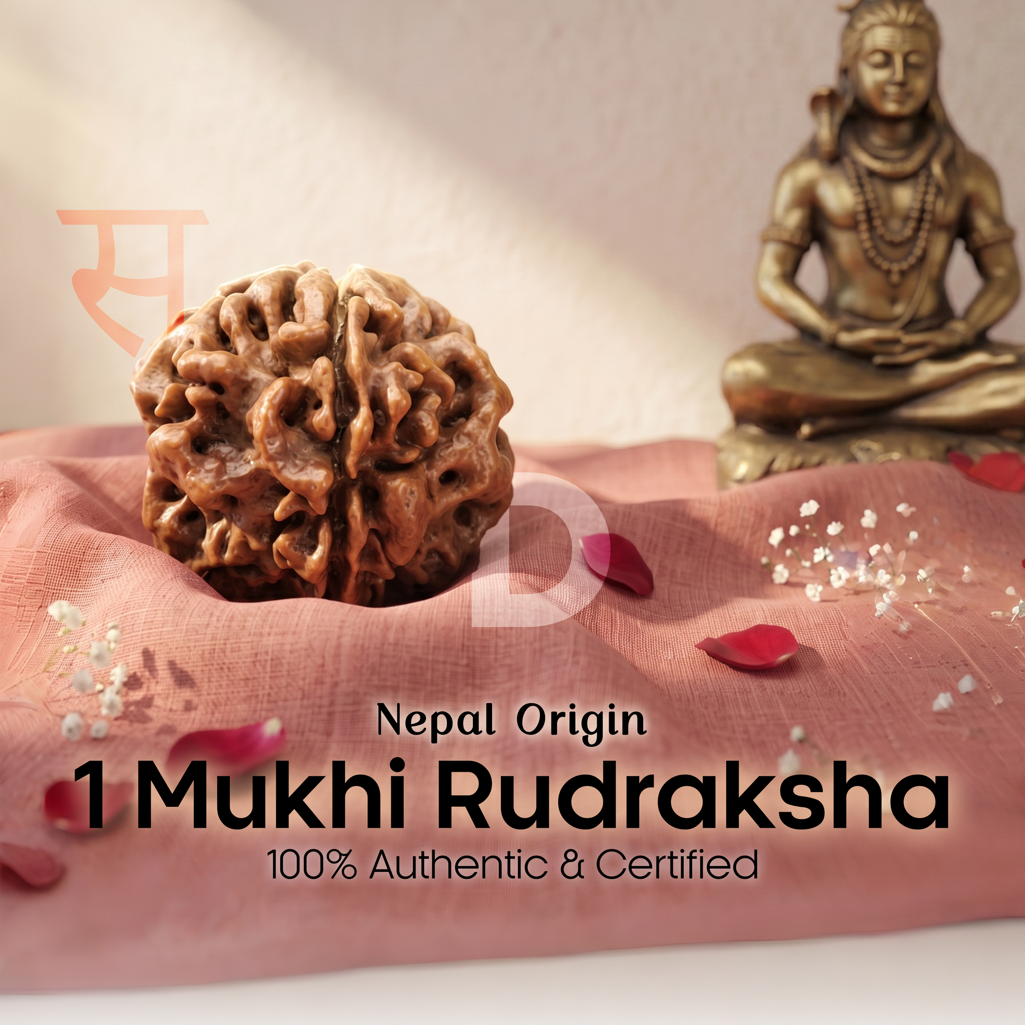 1 Mukhi Gol Dana Rudraksha (Nepal Origin)