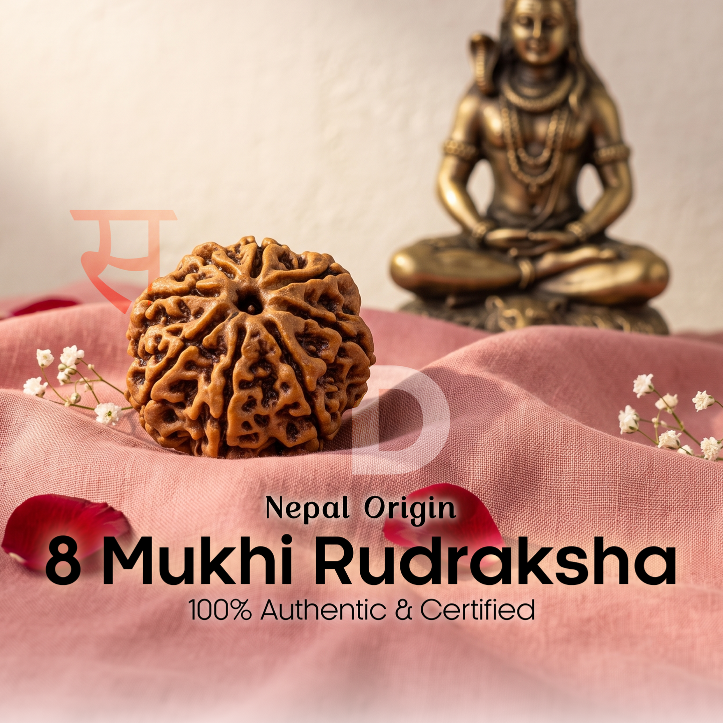 8 Mukhi Rudraksha (Nepal Origin)