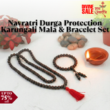 Karungali Malai (8mm, 108+1 Beads) With Karungali Bracelet