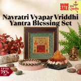 Navratri Vyapar Vriddhi Yantra Blessing Set