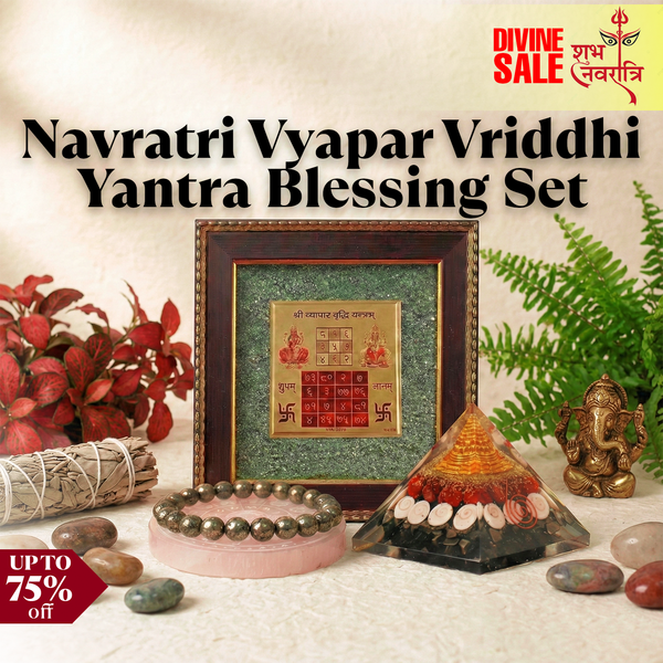 Navratri Vyapar Vriddhi Yantra Blessing Set