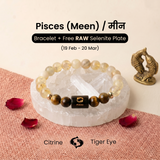 Pisces ♓ (मीन राशि) Zodiac Bracelet