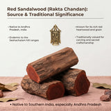 Red Sandalwood Jaap Mala - 108+1 Beads