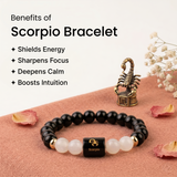 Scorpio ♏ (वृश्चिक राशि) Zodiac Bracelet
