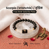 Scorpio ♏ (वृश्चिक राशि) Zodiac Bracelet