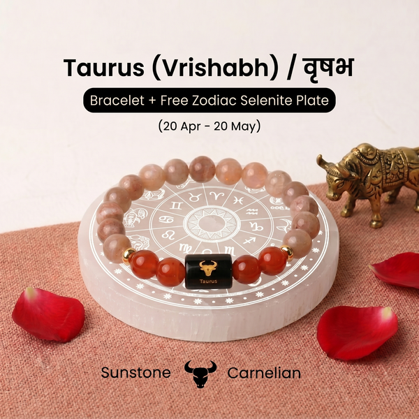 Taurus ♉ (वृषभ राशि) Zodiac Bracelet