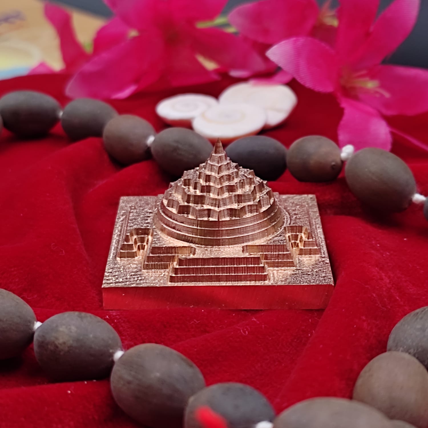 1.5 Inch Copper Meru Shree Yantra
