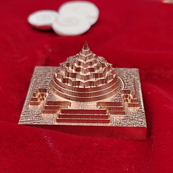 1.5 Inch Copper Meru Shree Yantra