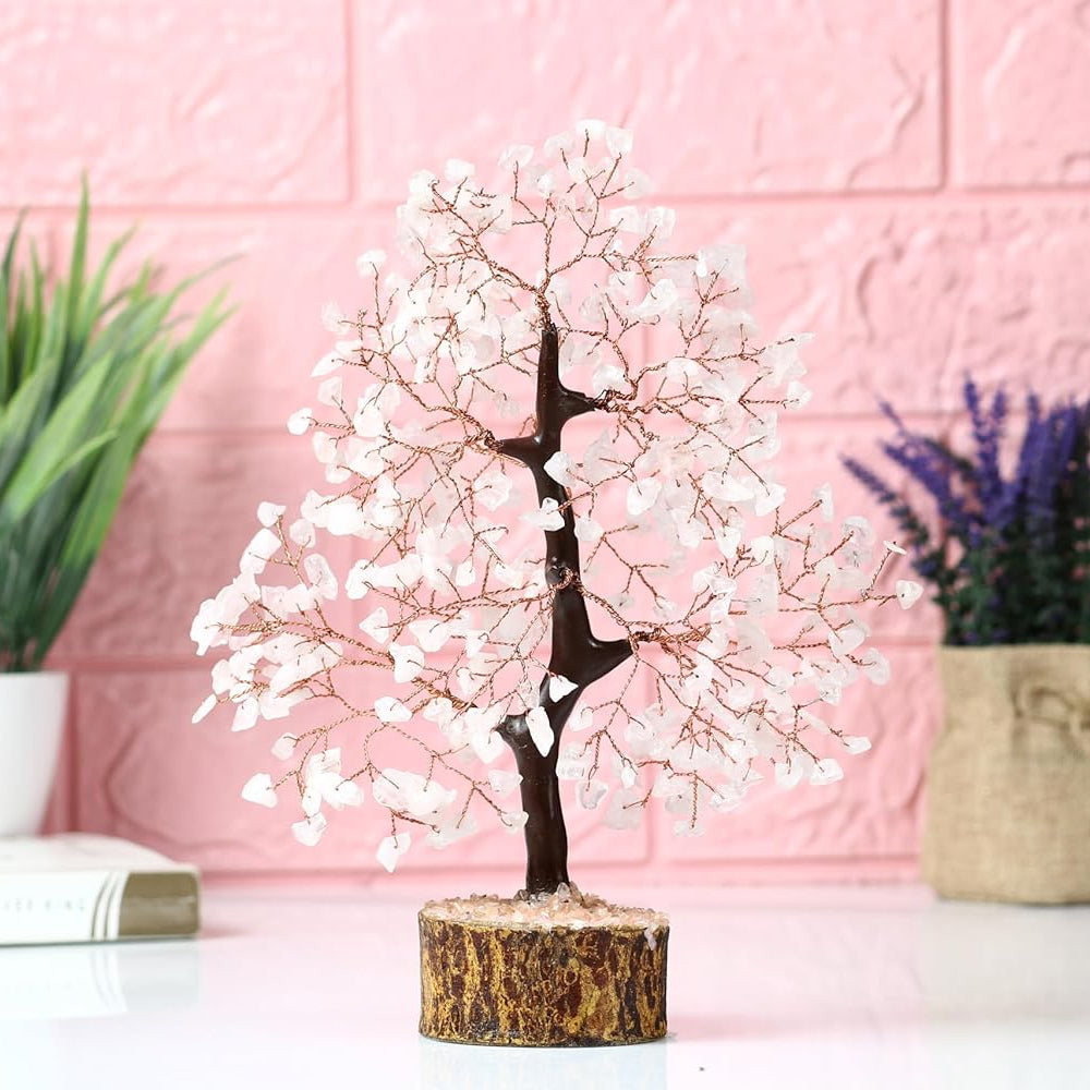 ❤️ Rose Quartz – Love & Emotional Healing Crystal Tree