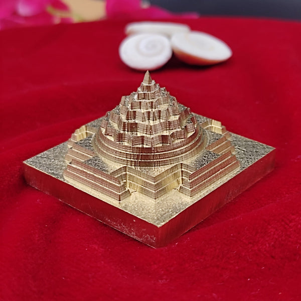 1.5 Inch Brass Meru Shree Yantra